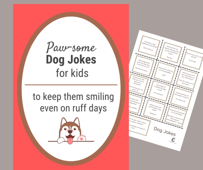 Easy Laughs with Dog Jokes for Kids | Printable Included Easy Laughs with Dog Jokes for Kids | Printable Included